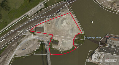 2550 Riverbed St, Cleveland, OH - VISTA AÉREA  vista de mapa - Image1