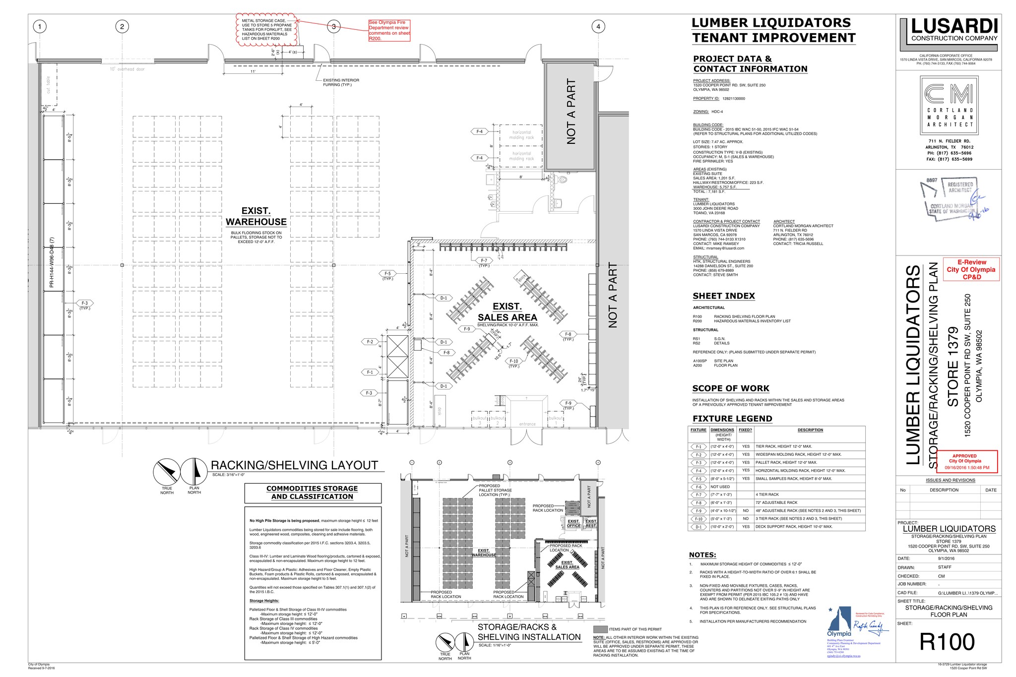 1500-1620 Cooper Point Rd SW, Olympia, WA en alquiler Plano del sitio- Imagen 1 de 1