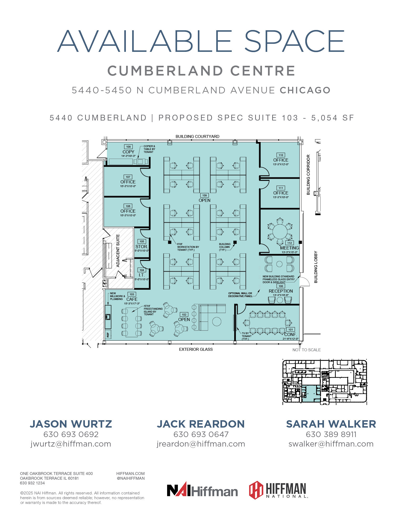 5440 N Cumberland Ave, Chicago, IL en alquiler Plano de la planta- Imagen 1 de 11