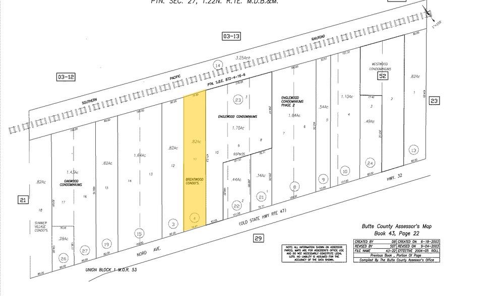 712 Nord Ave, Chico, CA en venta - Plano de solar - Imagen 2 de 2