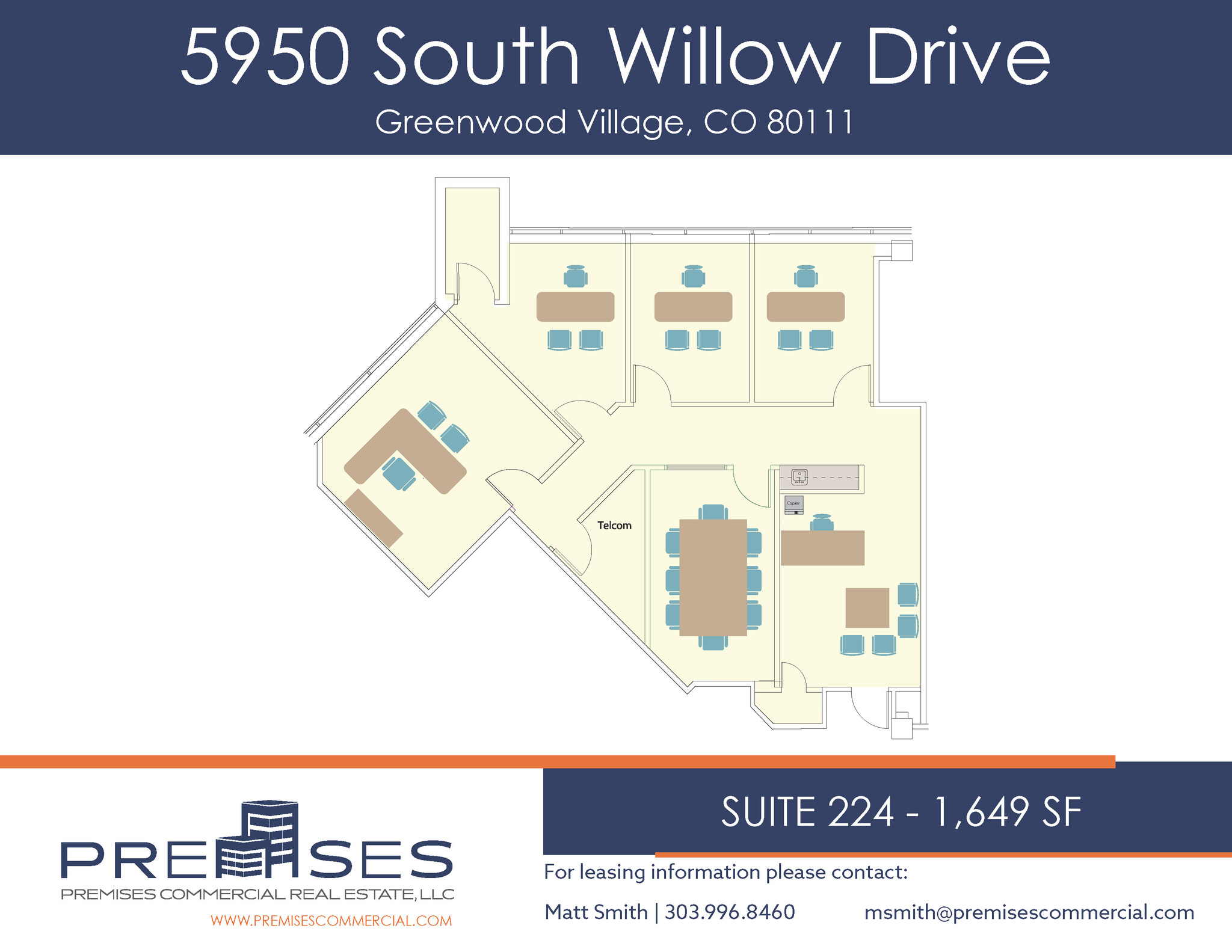 5950 S Willow Dr, Greenwood Village, CO en alquiler Plano de la planta- Imagen 1 de 1