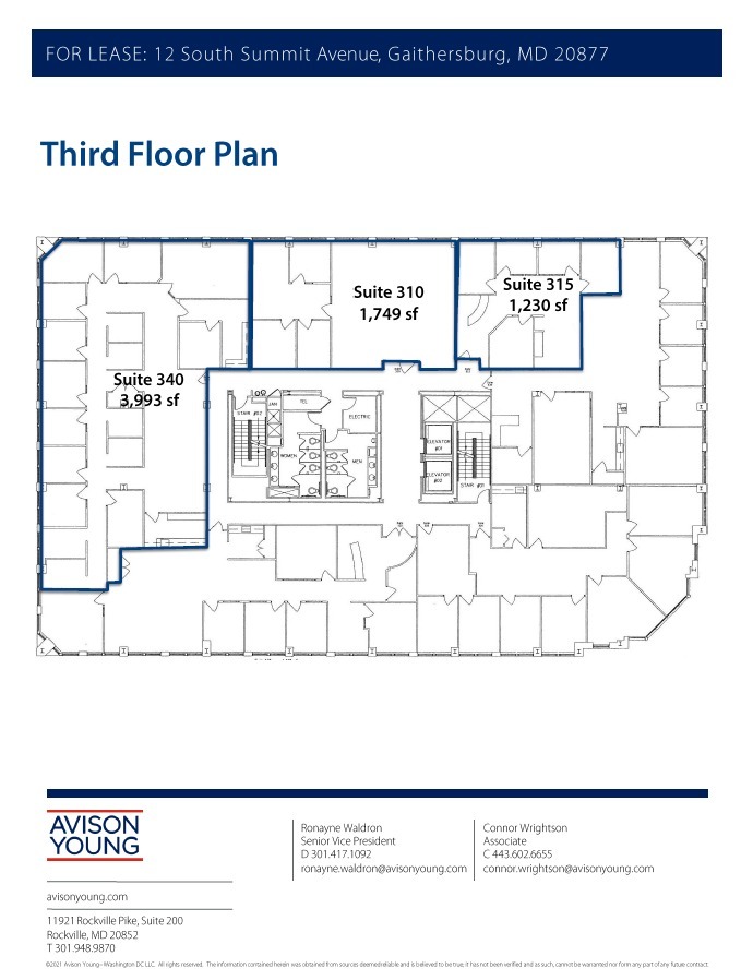 12 S Summit Ave, Gaithersburg, MD en alquiler Plano de la planta- Imagen 1 de 1