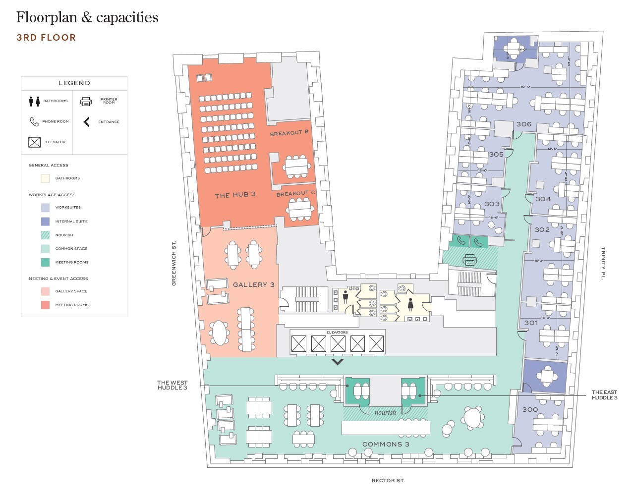 101 Greenwich St, New York, NY en alquiler Plano de la planta- Imagen 1 de 1