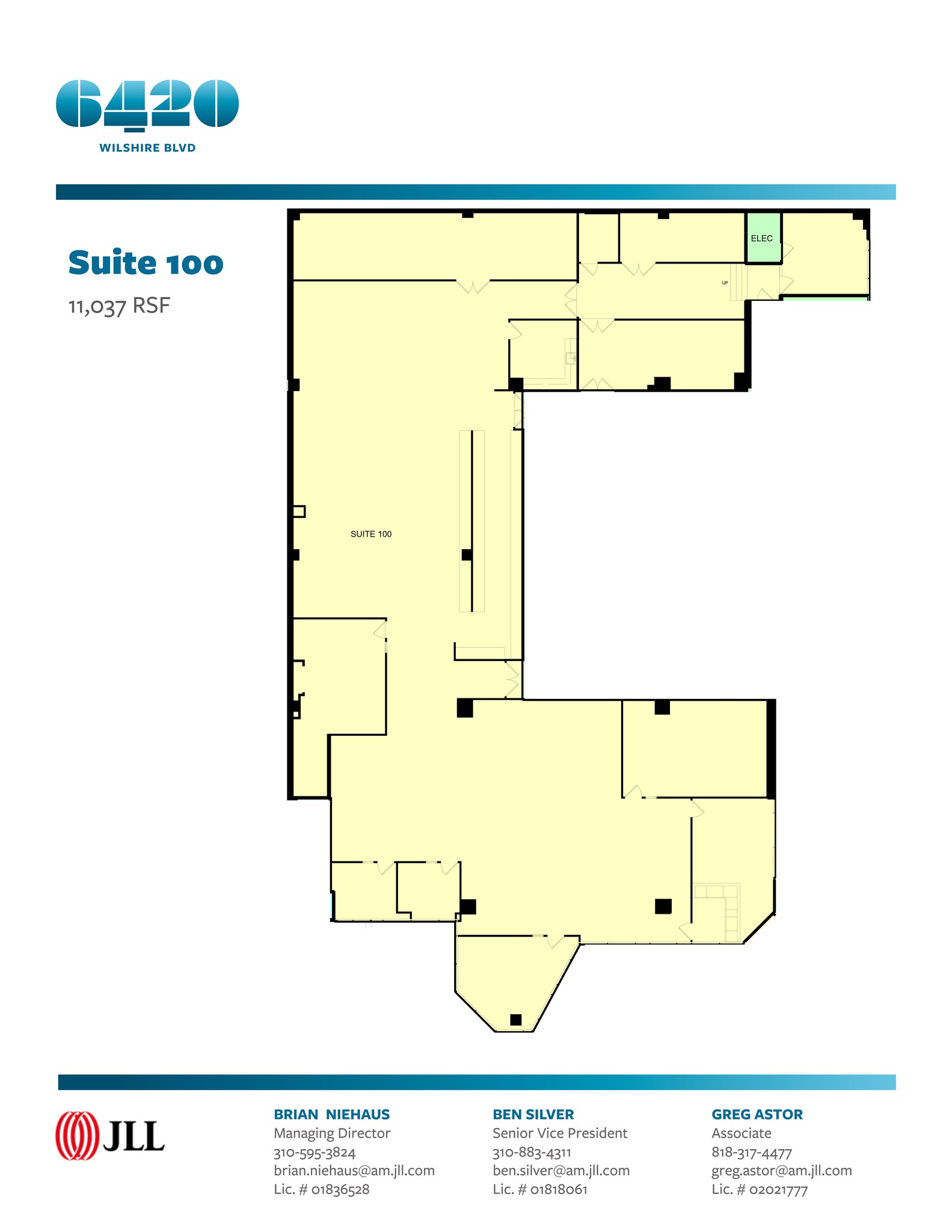 6420 Wilshire Blvd, Los Angeles, CA en alquiler Plano del sitio- Imagen 1 de 1