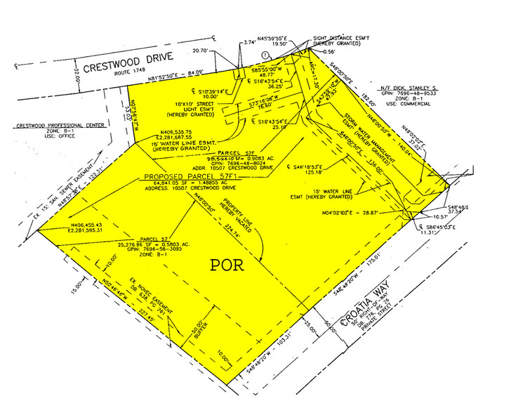 10529-10535 Crestwood Dr, Manassas, VA en venta - Plano de solar - Imagen 3 de 9