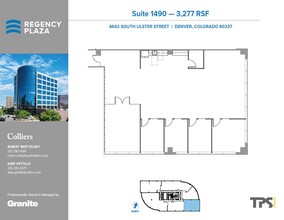 4643 S Ulster St, Denver, CO en alquiler Plano de la planta- Imagen 1 de 2