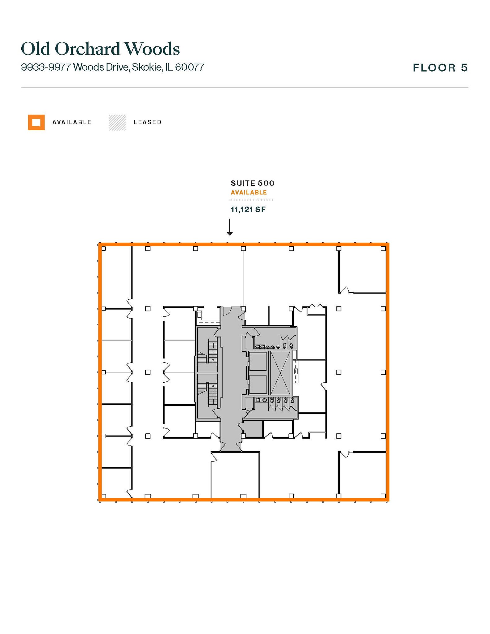 9933 Woods Dr, Skokie, IL en alquiler Plano de la planta- Imagen 1 de 1