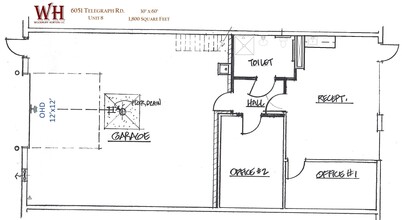 6051 Telegraph Rd, Toledo, OH en alquiler Plano de la planta- Imagen 1 de 8