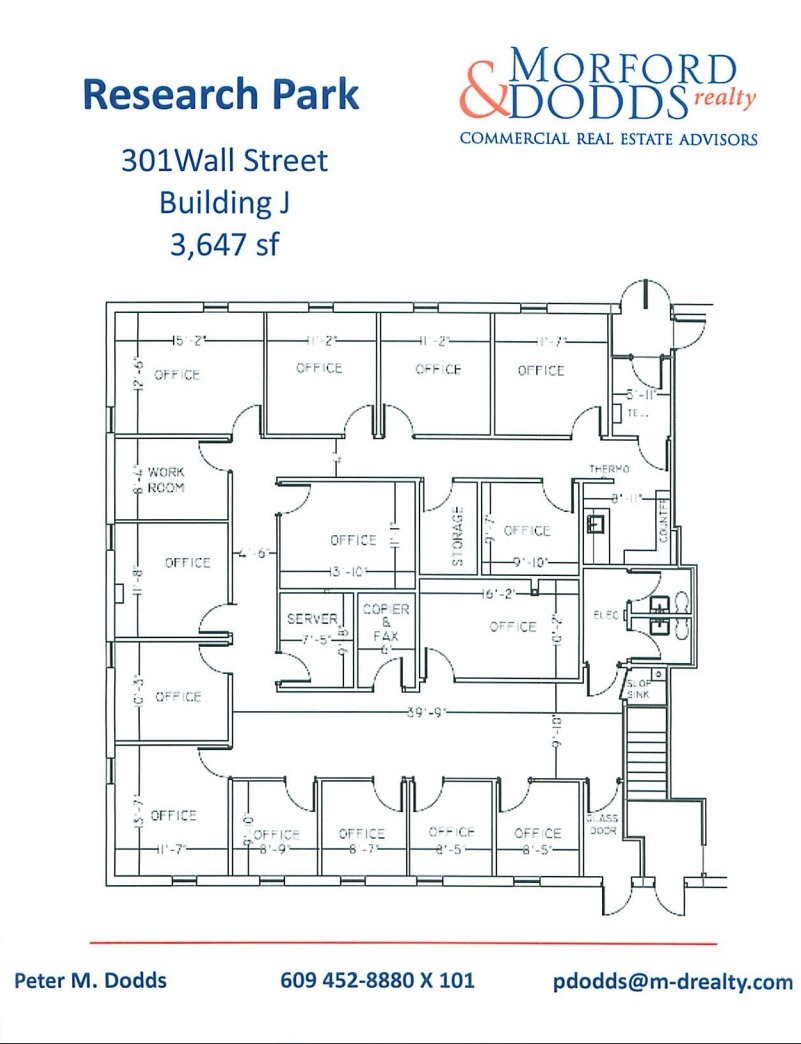 301-325 Wall St, Princeton, NJ en alquiler Plano de la planta- Imagen 1 de 1