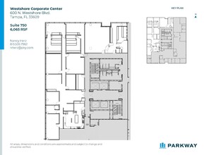 600 N Westshore Blvd, Tampa, FL en alquiler Plano de la planta- Imagen 1 de 4