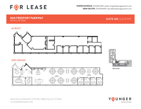 8615 Freeport Pky, Irving, TX en alquiler Plano de la planta- Imagen 1 de 2