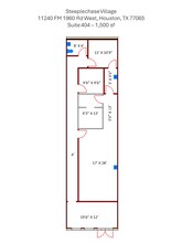 11240-11242 W FM-1960 Rd, Houston, TX en alquiler Plano de la planta- Imagen 1 de 1