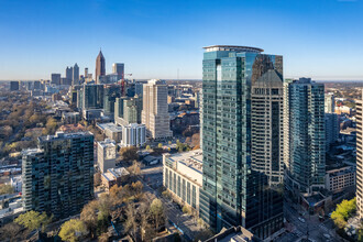 1075 Peachtree St NE, Atlanta, GA - VISTA AÉREA  vista de mapa