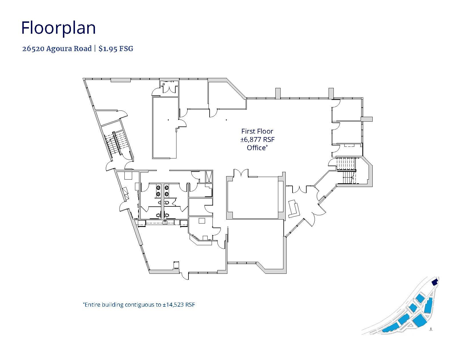 26610 Agoura Rd, Calabasas, CA en alquiler Plano de la planta- Imagen 1 de 1