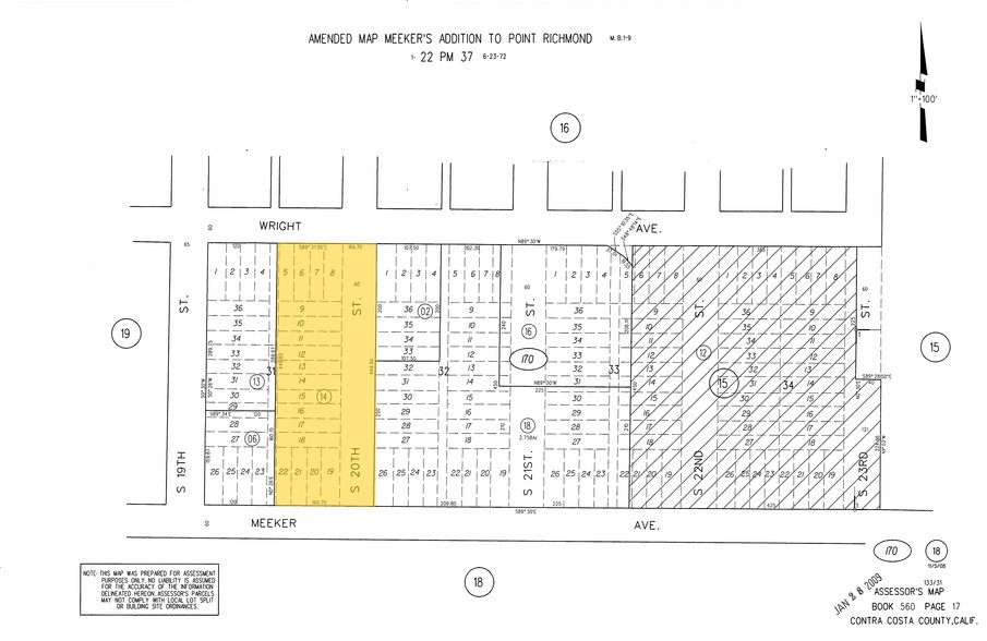 1961 Meeker Ave, Richmond, CA en alquiler - Plano de solar - Imagen 2 de 7