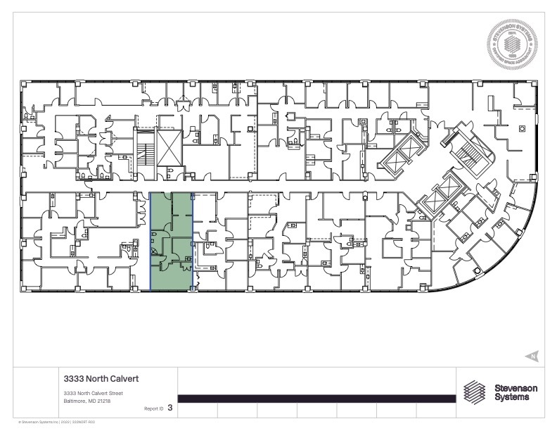 3333 N Calvert St, Baltimore, MD en alquiler Plano de la planta- Imagen 1 de 1