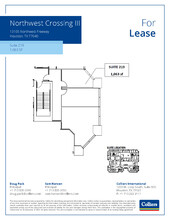 13105 Northwest Fwy, Houston, TX en alquiler Plano de la planta- Imagen 1 de 1