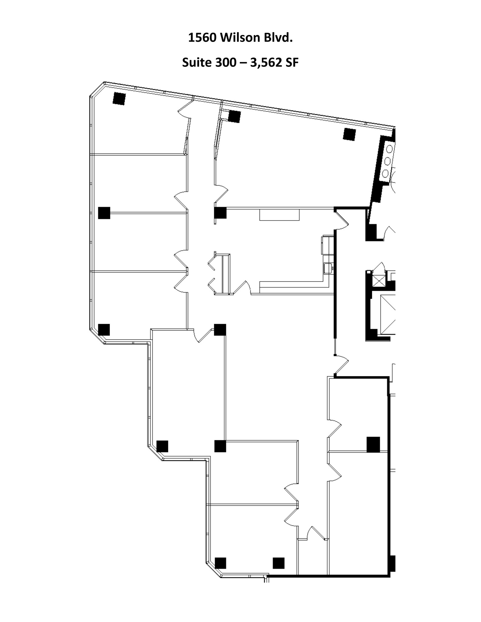 1560 Wilson Blvd, Arlington, VA en alquiler Plano del sitio- Imagen 1 de 2