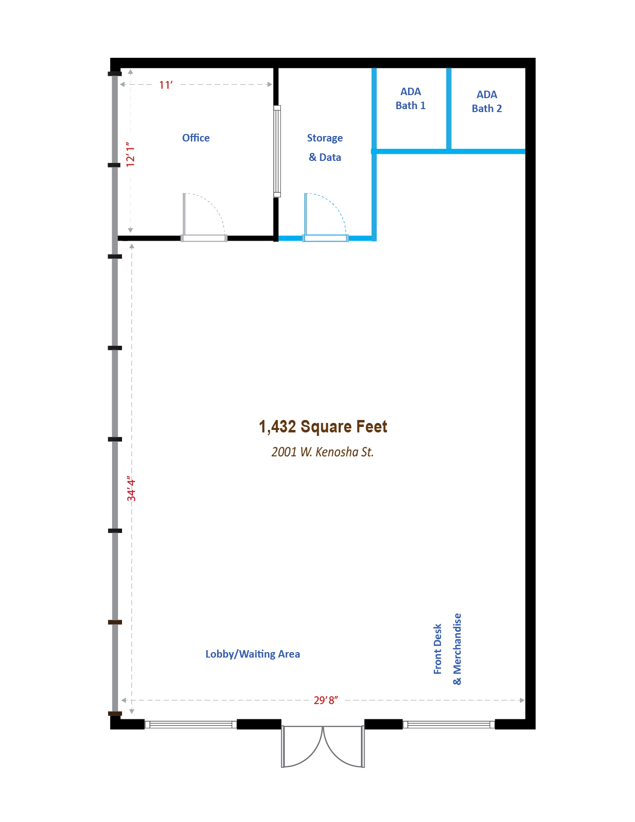 697-845 N Aspen Ave, Broken Arrow, OK en alquiler Plano de la planta- Imagen 1 de 15