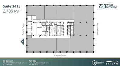 230 W Monroe St, Chicago, IL en alquiler Plano de la planta- Imagen 1 de 1