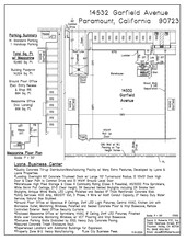 14512-14518 Garfield Ave, Paramount, CA en alquiler Plano del sitio- Imagen 1 de 1