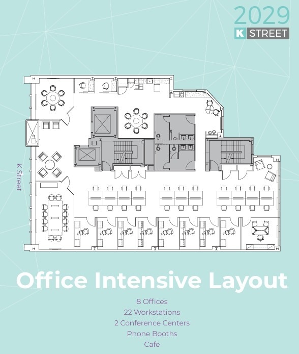 2029 K St NW, Washington, DC en venta Plano de la planta- Imagen 1 de 1