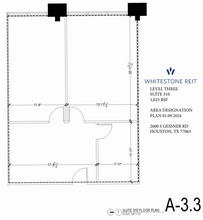 2600 S Gessner Rd, Houston, TX en alquiler Plano de la planta- Imagen 1 de 1