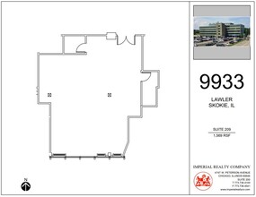 9933 Lawler Ave, Skokie, IL en alquiler Plano de la planta- Imagen 2 de 3