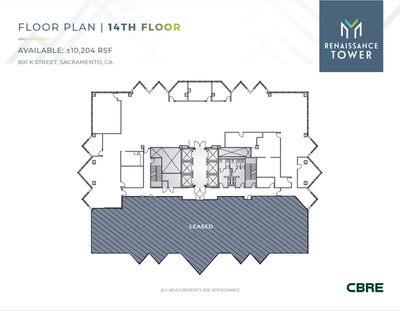 801 K St, Sacramento, CA en alquiler Plano de la planta- Imagen 1 de 1