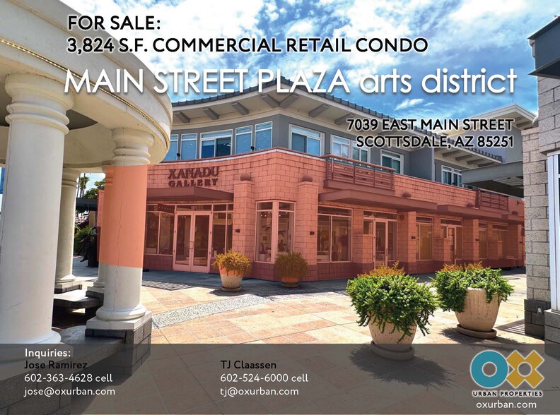 7033-7039 E Main St, Scottsdale, AZ en venta - Foto del edificio - Imagen 1 de 14