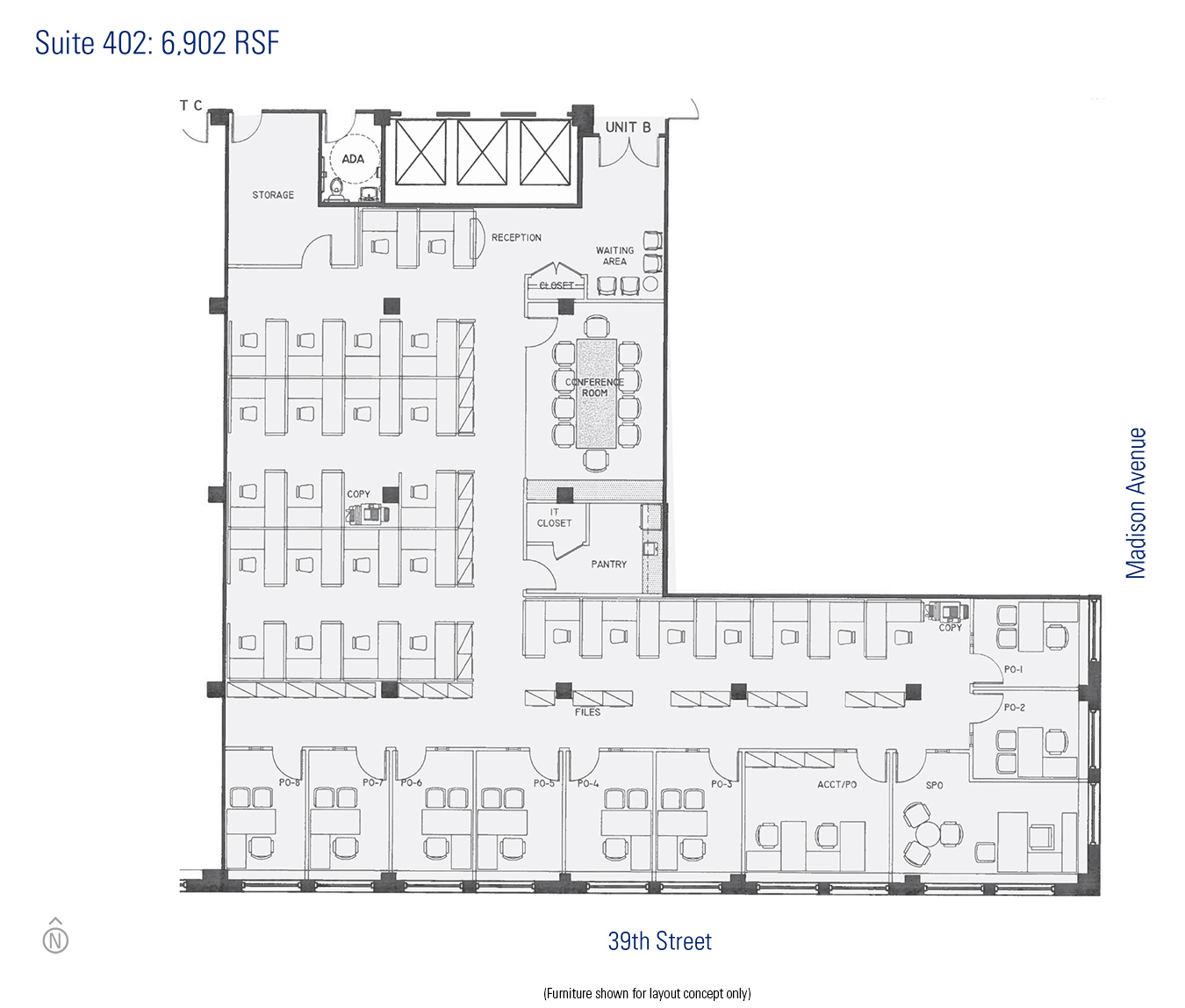 270 Madison Ave, New York, NY en alquiler Plano de la planta- Imagen 1 de 1