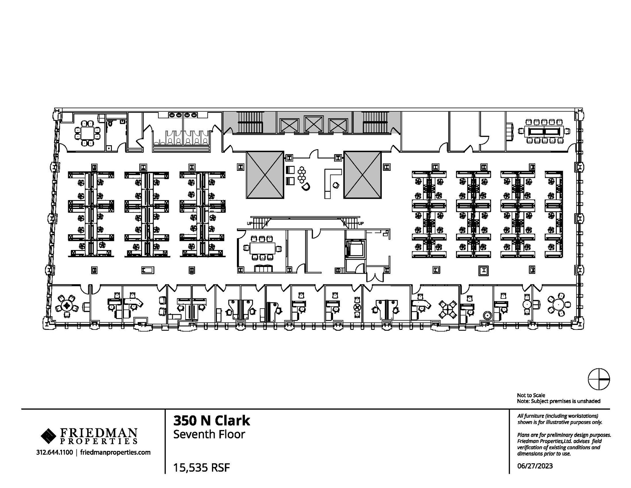 350 N Clark St, Chicago, IL en alquiler Plano de la planta- Imagen 1 de 11