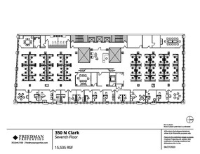 350 N Clark St, Chicago, IL en alquiler Plano de la planta- Imagen 1 de 11