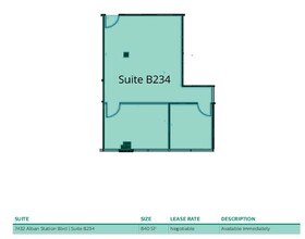 7426-7432 Alban Station Blvd, Springfield, VA en alquiler Plano de la planta- Imagen 1 de 1