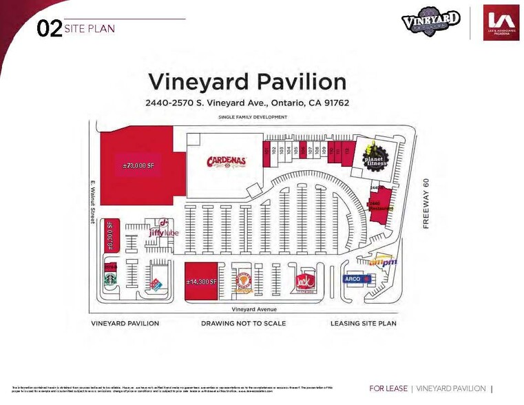 2550 S Vineyard Ave, Ontario, CA en alquiler - Plano del sitio - Imagen 2 de 2