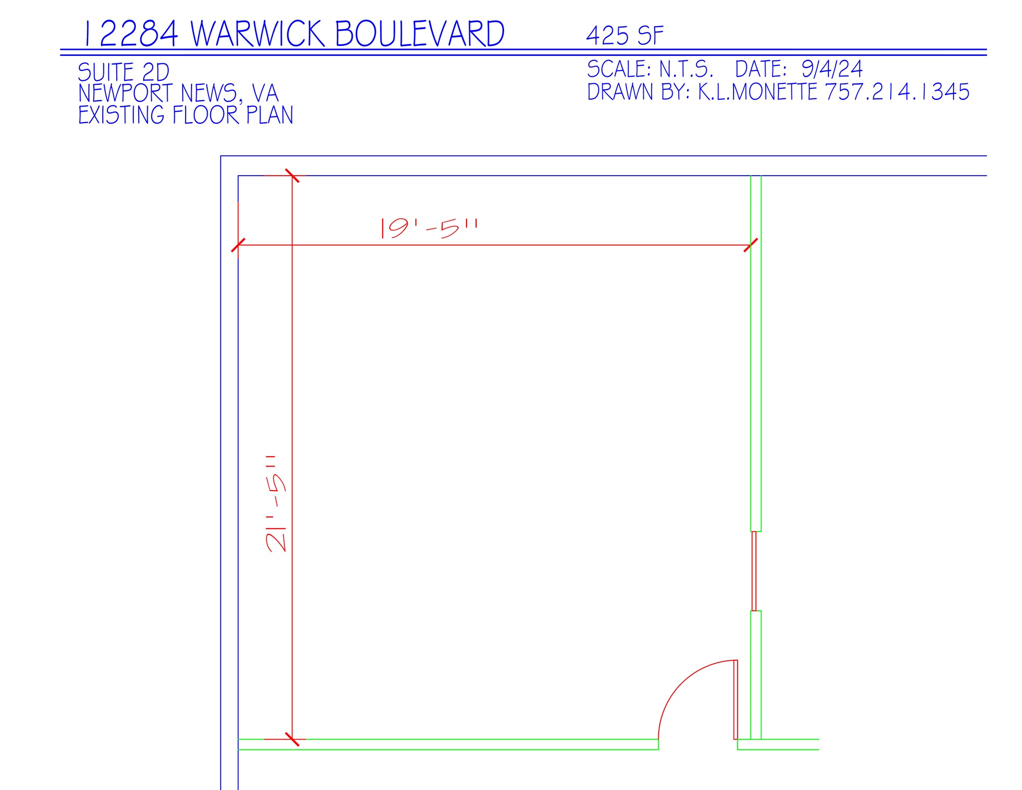 12284 Warwick Blvd, Newport News, VA en alquiler Plano del sitio- Imagen 1 de 3