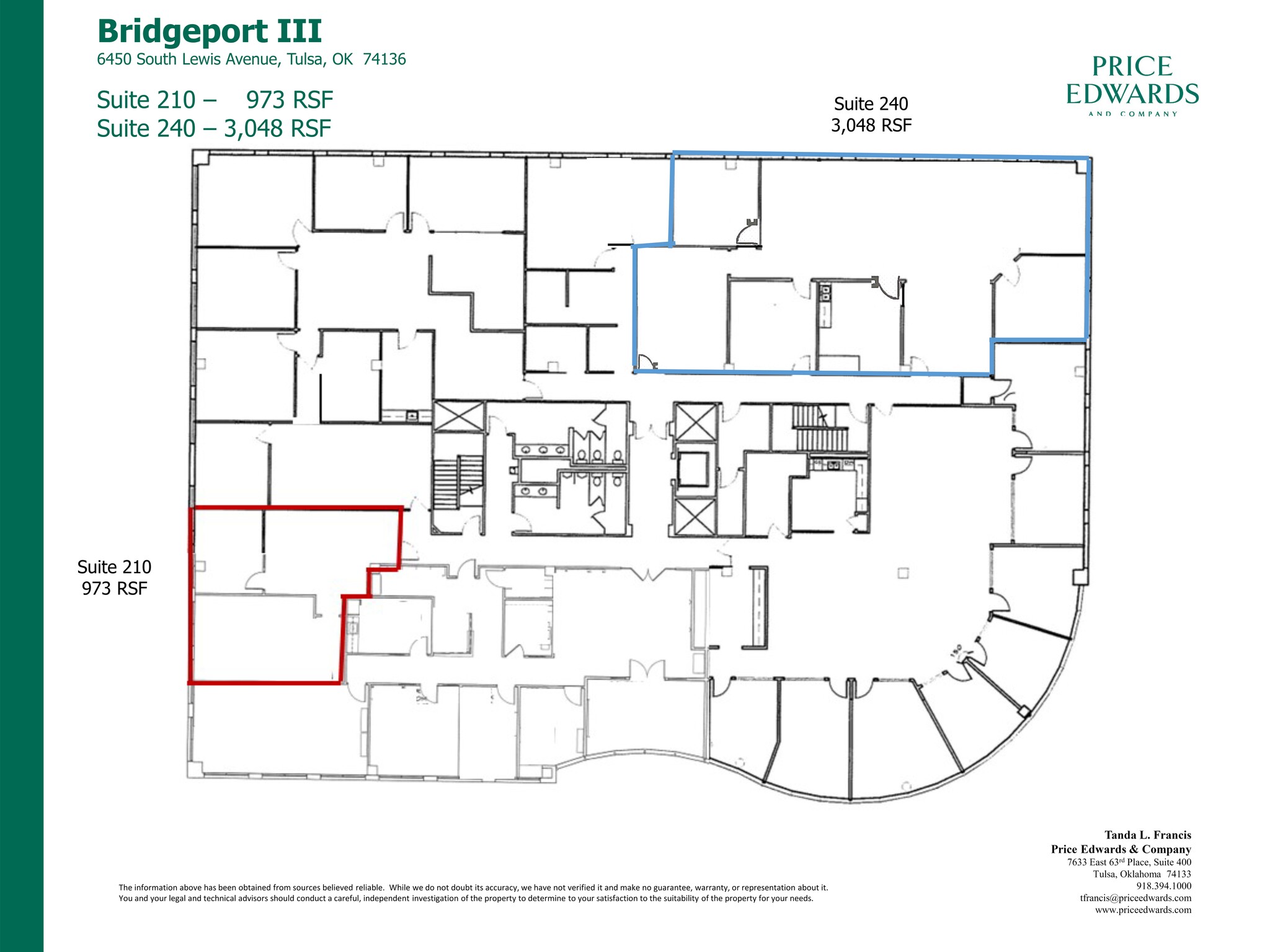 6450 S Lewis Ave, Tulsa, OK en alquiler Plano del sitio- Imagen 1 de 1