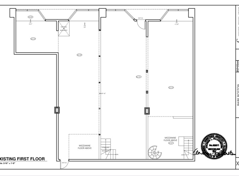 704 Washington Street, Brookline, MA en alquiler - Plano de la planta - Imagen 2 de 2