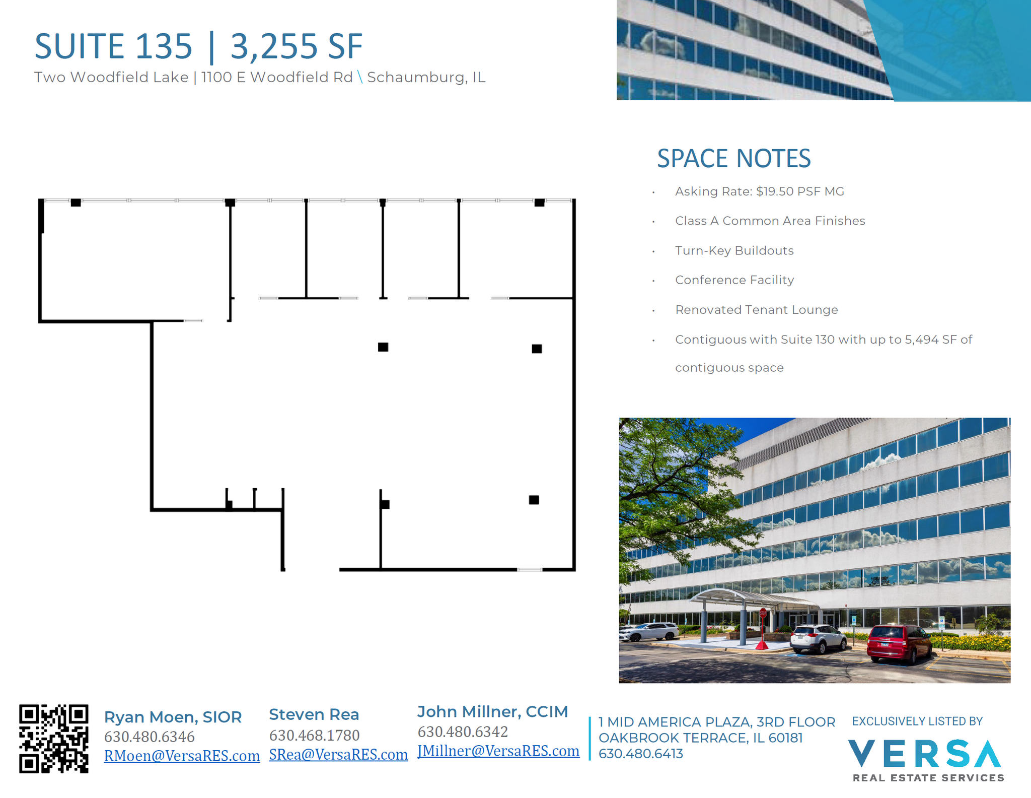 1100 E Woodfield Rd, Schaumburg, IL en alquiler Plano de la planta- Imagen 1 de 1