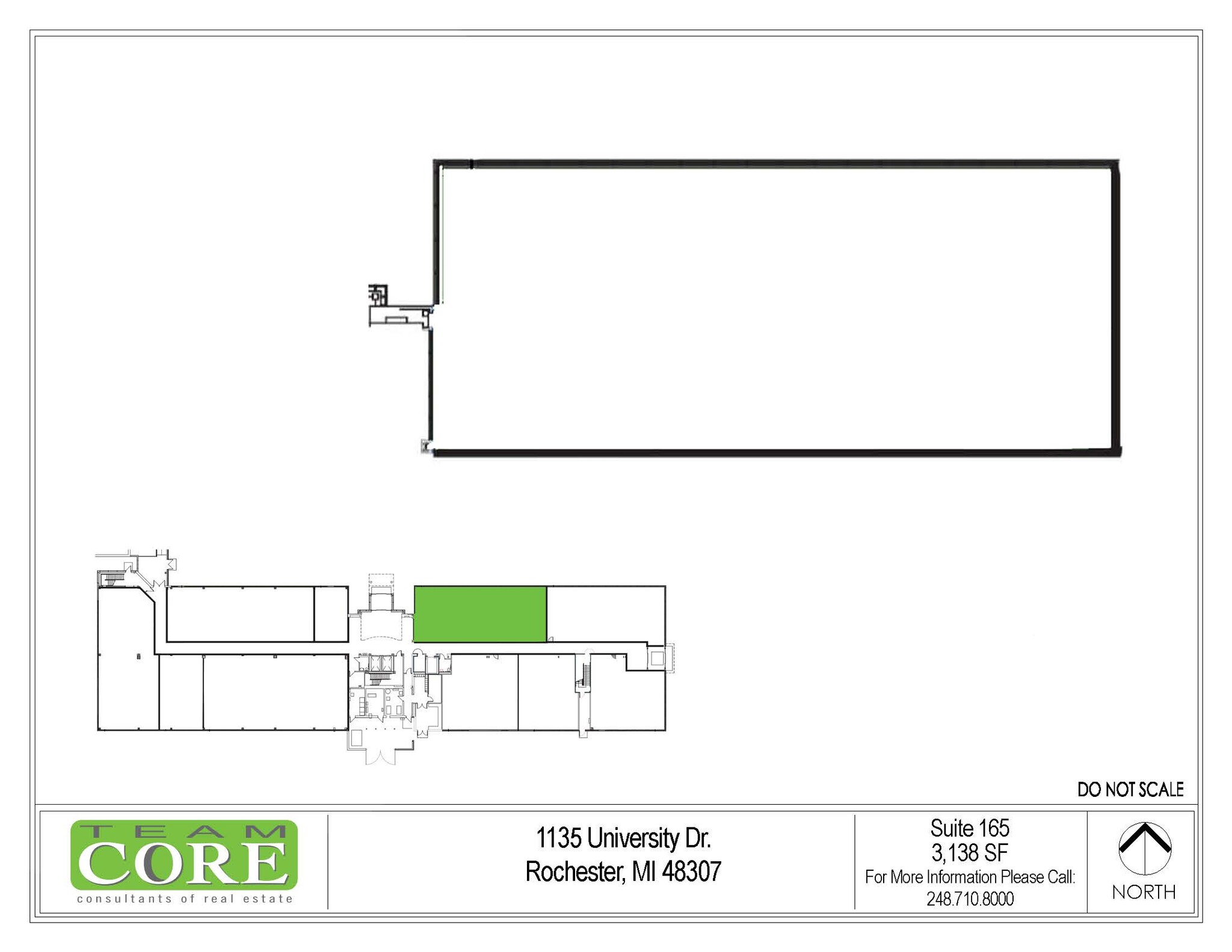 1135 W University Dr, Rochester Hills, MI en alquiler Plano de la planta- Imagen 1 de 1