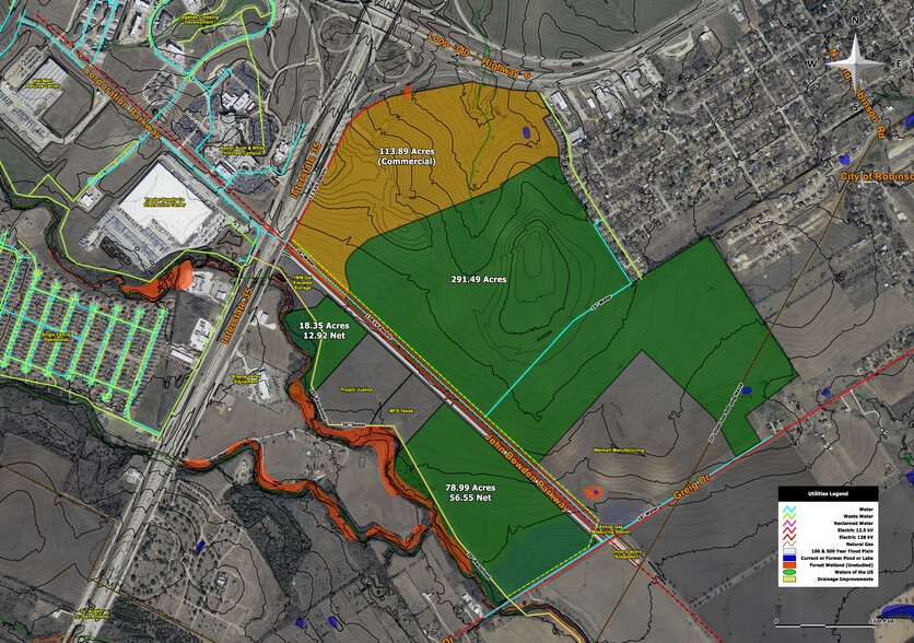 Interstate 35, Robinson, TX en venta - Plano del sitio - Imagen 1 de 1