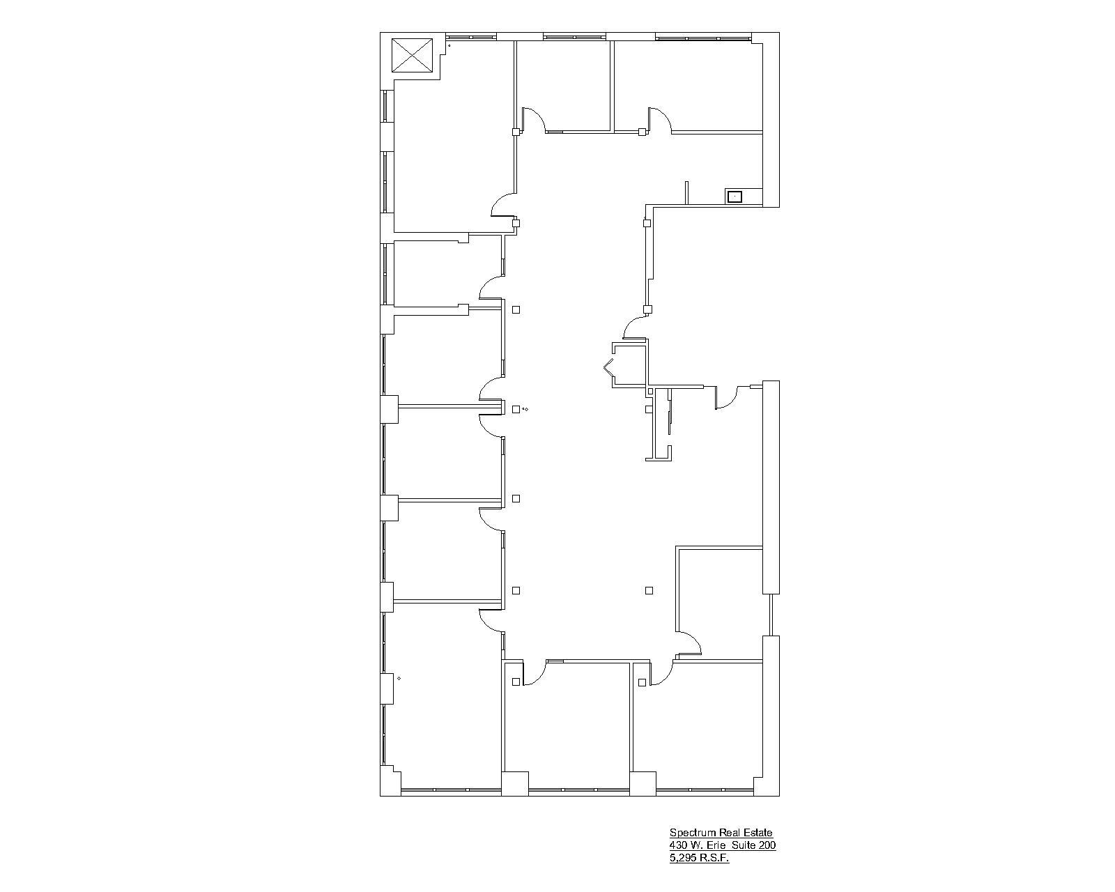 430 W Erie St, Chicago, IL en alquiler Plano de la planta- Imagen 1 de 1