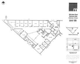 590 Alden Rd, Markham, ON en alquiler Plano de la planta- Imagen 1 de 1