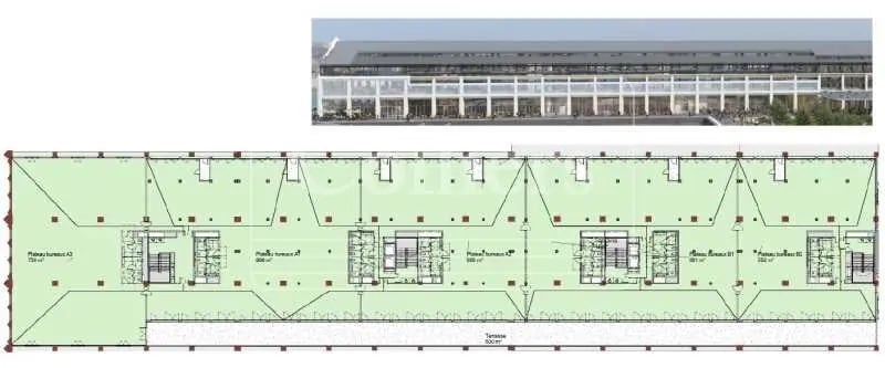 23 Place De La Joliette, Marseille en alquiler Plano de la planta- Imagen 1 de 1