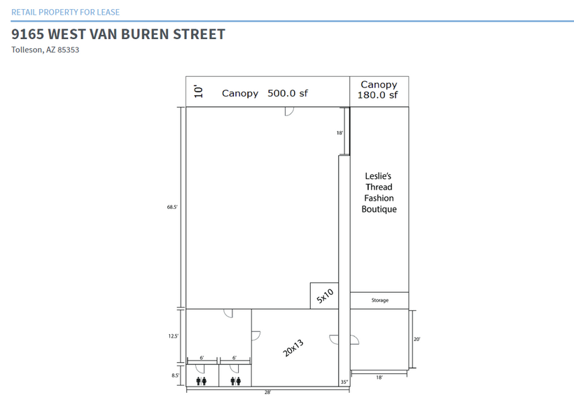 9165 W Van Buren St, Tolleson, AZ en alquiler - Foto del edificio - Imagen 2 de 33