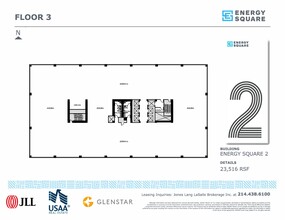 6688 N Central Expy, Dallas, TX en alquiler Plano de la planta- Imagen 2 de 2