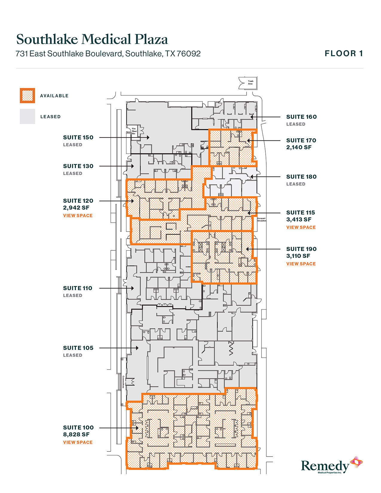 731 E Southlake Blvd, Southlake, TX en alquiler Plano de la planta- Imagen 1 de 1