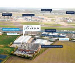 Bath Rd, West Drayton, MDS - Aérea  vista de mapa