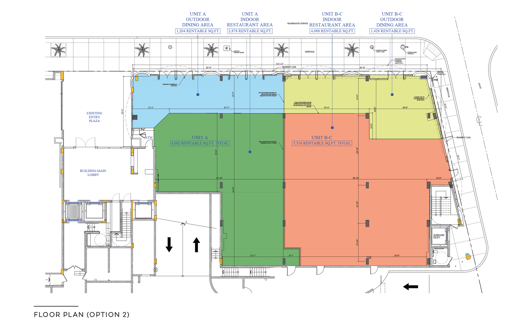 555 Washington Ave, Miami Beach, FL en alquiler Plano de la planta- Imagen 1 de 1