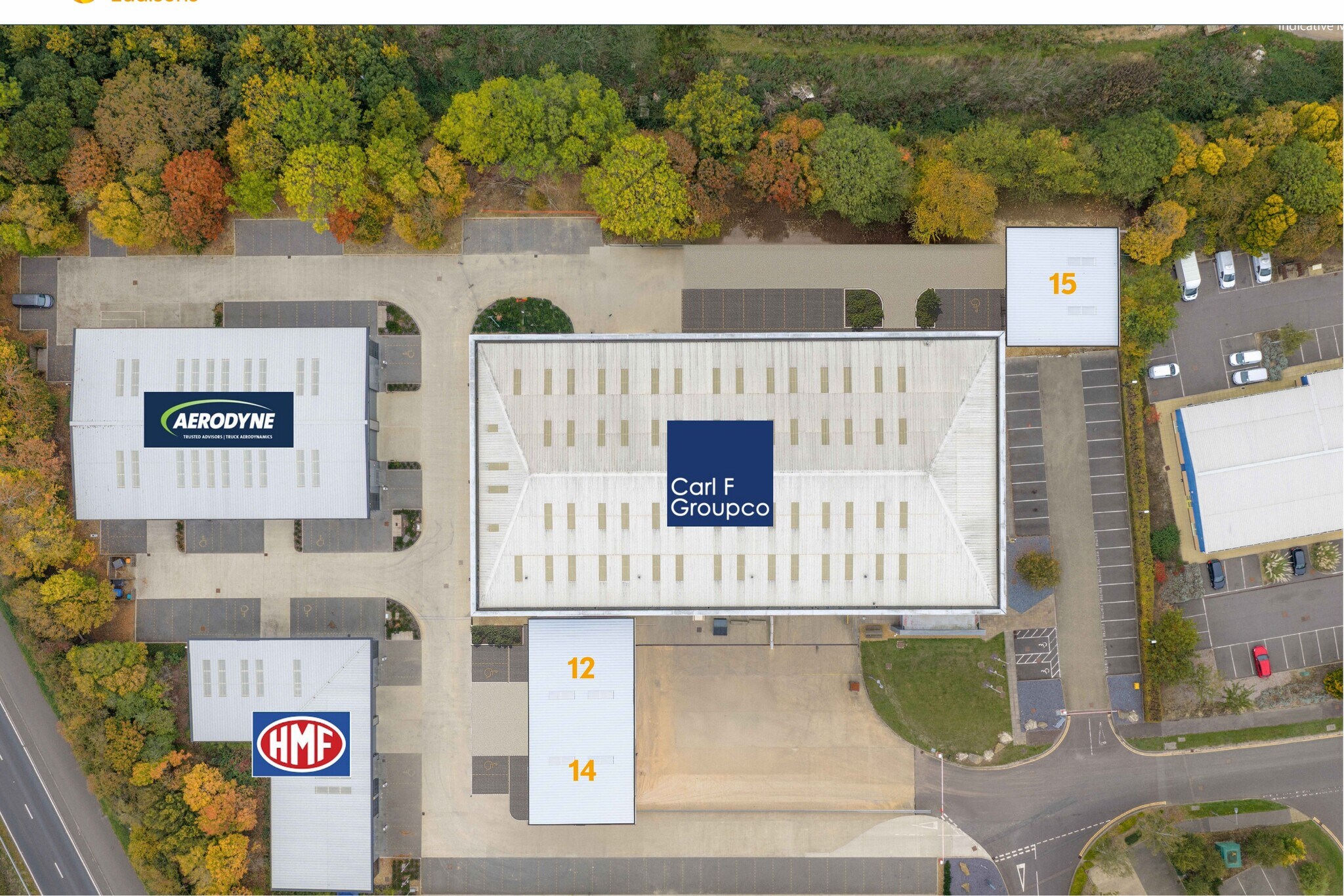 Units 15 Parigan Business Park, Jacob Way, Alwalton en alquiler Vista aérea- Imagen 1 de 4